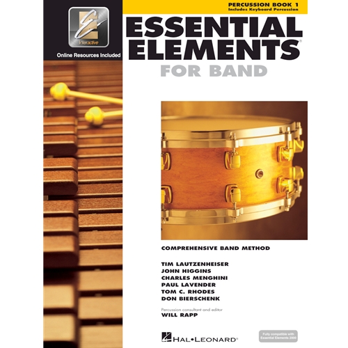 ESSENTIAL ELEMENTS 2000 PERCUSSION BOOK 1