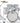 Pearl Roadshow Complete Drum Set - Pure White