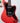 (Mint) Tom Anderson Raven Classic Shorty- Satin Organic Grain Fiesta Red with Black
