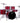 Mapex Comet Complete Drum Set - Infa Red