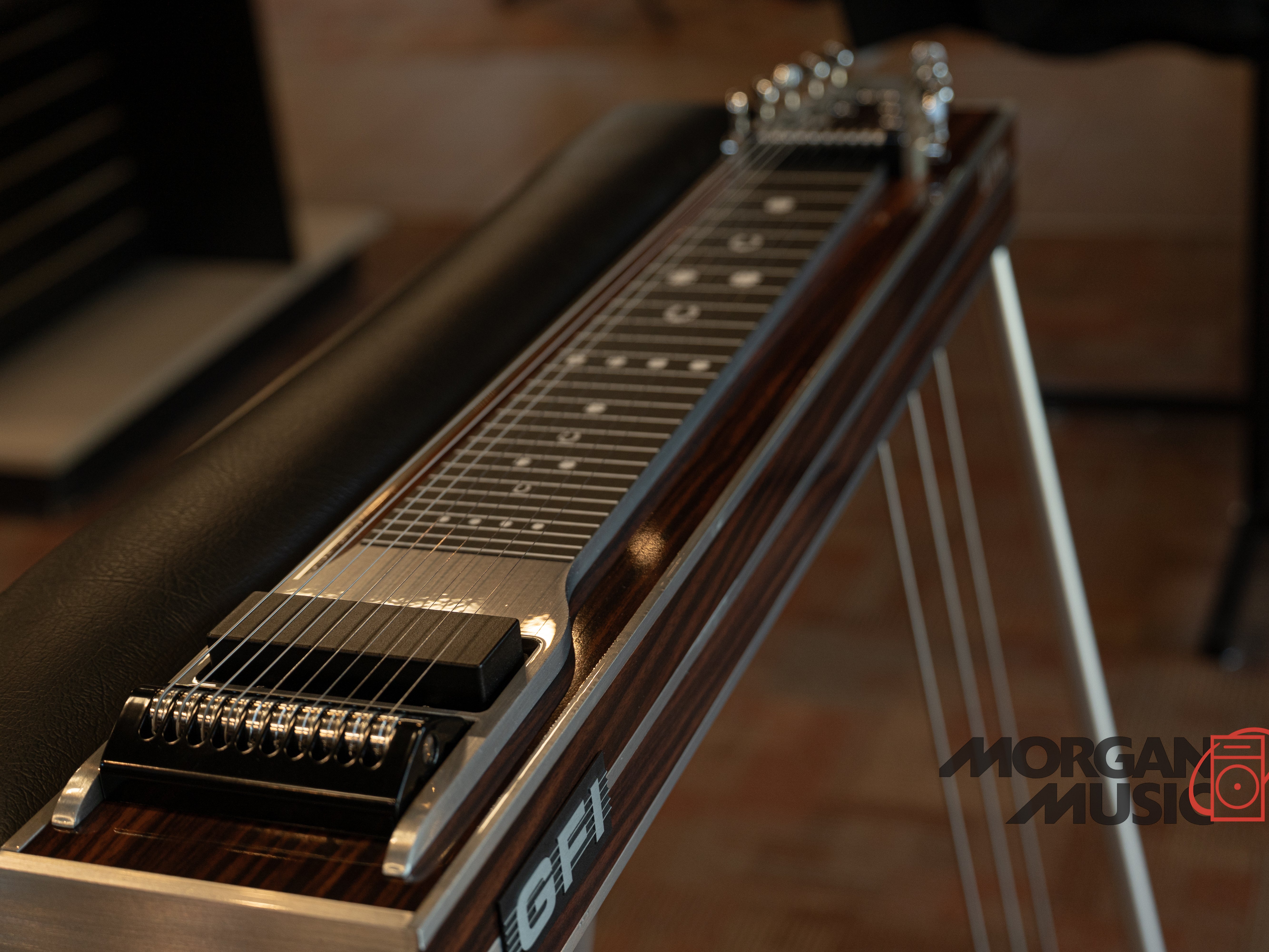 GFI-10PU Ultra Pedal Steel- Vintage Wood – Morgan Music