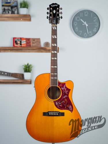 Epiphone Hummingbird Studio EC- Heritage Cherry Sunburst
