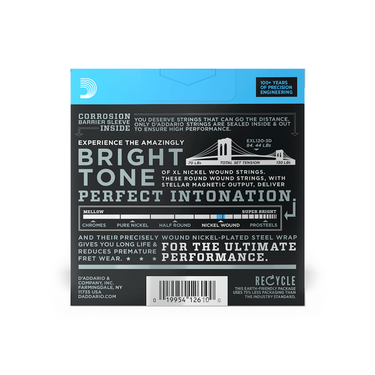 D'addario  09-42 Nickel Wound- Electric Super Light Strings- 3 Pack