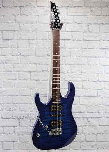 Ibanez Gio- Left Handed- Transparent Blue Burst