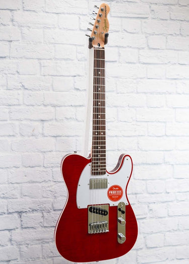 Squier Affinity Telecaster FMT- Transparent Crimson Red