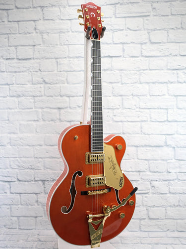 (Used) Gretsch G6120TG Players Edition Nashville Hollow Body with Bigsby - Orange Stain