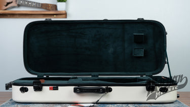 Crossrock F Style Mandolin Case Rectangle- Milk White