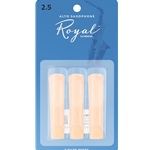 RICO ROYAL ALTO SAXOPHONE REEDS 2.5, 3-PACK