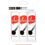 JUNO Bb CLARINET REEDS 2.5, 3-PACK