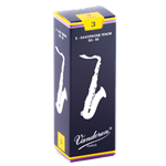 VANDOREN TRADITIONAL TENOR SAX REEDS 2.5, BOX OF 5