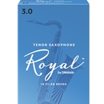 RICO ROYAL TENOR SAX REEDS 3.0, BOX OF 10
