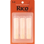 RICO BY D'ADDARIO BARITONE SAX REEDS 3.0, 3-PACK