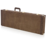 GATOR DELUXE ELECTRIC CASE, VINTAGE BROWN