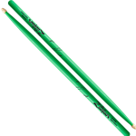 ZILDJIAN 5A NEON GREEN DRUMSTICKS