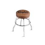 TAYLOR 24" MARBLED BROWN LOGO BARSTOOL