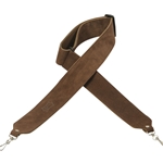 LEVY'S SUEDE BANJO STRAP - BROWN