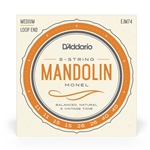 D'ADDARIO EJM74 MANDOLIN STRING SET, MONEL - MEDIUM