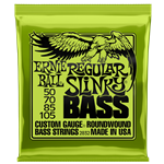 ERNIE BALL REGULAR SLINKY NICKEL WOUND ELECTRIC BASS STRINGS - 50-105 GAUGE