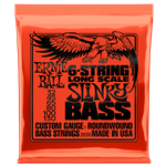 ERNIE BALL SLINKY LONG SCALE 6-STRING NICKEL WOUND ELECTRIC BASS STRINGS - 32-130 GAUGE