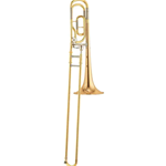 YAMAHA YSL-448G INTERMEDIATE Bb/F TROMBONE - GOLD BRASS BELL