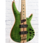 IBANEZ USED SR PREMIUM 4 STRING ELECTRIC BASS - EMERALD GREEN LOW GLOSS- MINT