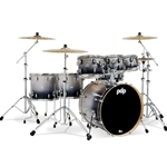 PDP SILVER TO BLACK FADE 7 PCS DRUM KIT