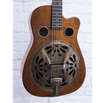 BEARD TRAILHEAD CURLY MAPLE LOTUS RESONATOR GUITAR - ROUND NECK