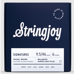 STRINGJOY SIGNATURES BALANCED SUPER LIGHT PLUS GAUGE 9.5-46 NICKEL WOUND ELECTRIC GUITAR STRINGS