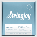 STRINGJOY ORBITERS SUPER LIGHT PLUS GAUGE 9.5-46 COATED NICKEL