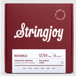 STRINGJOY NATURALS LIGHT GAUGE 12-54 PHOSPHER