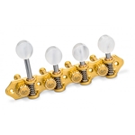 SCHALLER GRANDTUNE MANDOLIN F-STYLE REVERSE TUNERS - SATIN GOLD