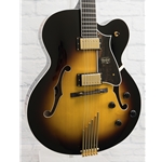 HERITAGE EAGLE CLASSIC HOLLOW ELECTRIC GUITAR - ORIGINAL SUNBURST