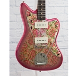 FENDER USED CUSTOM SHOP LTD EDITION PINK PAISLEY JAZZMASTER JOURNEYMAN RELIC