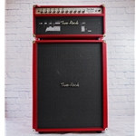 TWO ROCK SILVER STERLING SIGNATURE 100 WATT HEAD WITH MATCHING 2X12 CABINET- BRITISH GARNET BRONCO