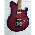 ERNIE BALL MUSIC MAN USED AXIS- OLALLIEBERRY FLAME- 2024