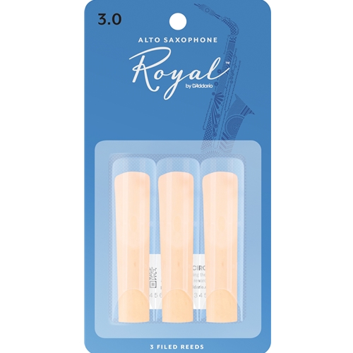 RICO ROYAL ALTO SAXOPHONE REEDS 3.0, 3-PACK