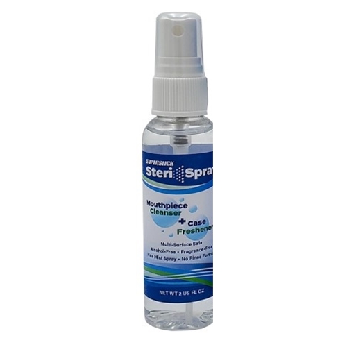 SUPERSLICK STERI-SPRAY MOUTHPIECE CLEANER & CASE FRESHENER, 2oz