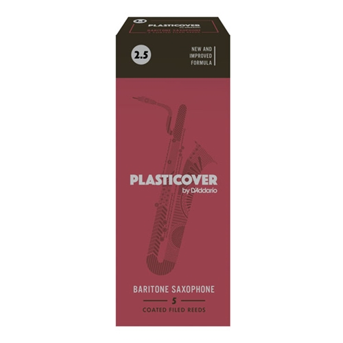 PLASTICOVER BY D'ADDARIO BARITONE SAX REEDS 3.0, BOX OF 5