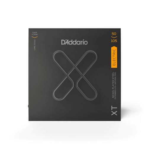 D'ADDARIO XT BASS NICKEL PLATED STEEL, MEDIUM, LONG SCALE, 50-105