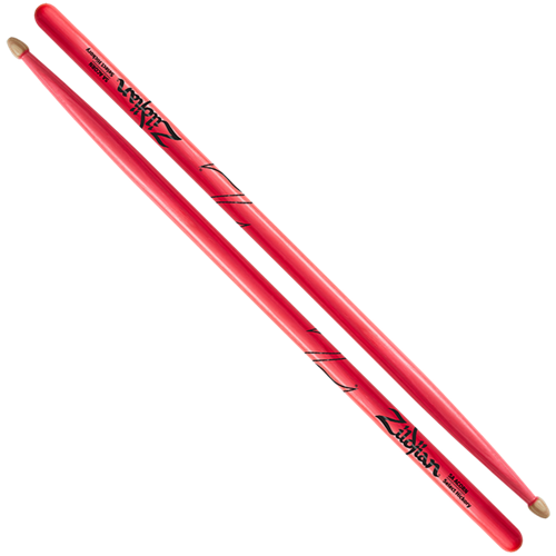 ZILDJIAN 5A NEON PINK DRUMSTICKS