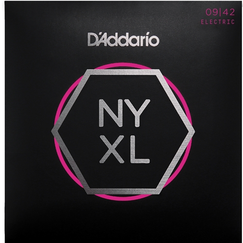 D'ADDARIO NYXL0942 ELECTRIC GUITAR STRINGS, SUPER LIGHT, 9-42