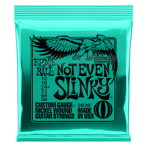 ERNIE BALL ELECTRIC GUITAR STRINGS, NOT EVEN SLINKY, 12-56