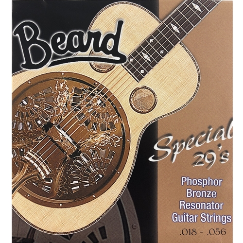 BEARD SPECIAL 29'S PHOSPHOR BRONZE RESONATOR GUITAR STRINGS