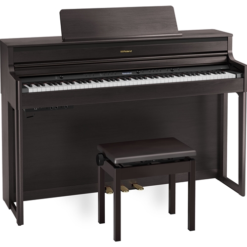 ROLAND HP704 PREMIUM DIGITAL PIANO - DARK ROSEWOOD