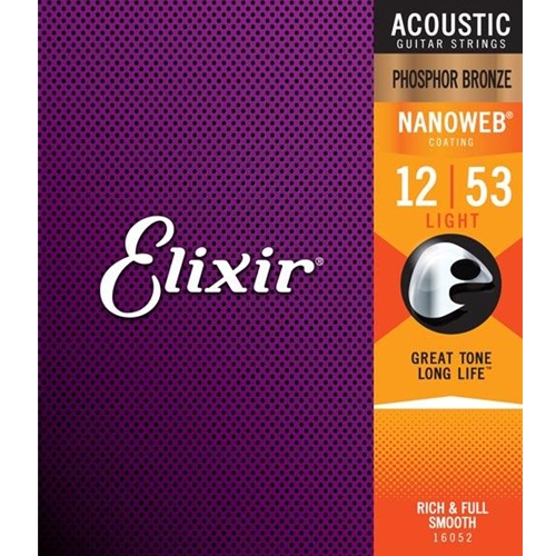 ELIXIR ACOUSTIC NANOWEB PHOSPHOR BRONZE, LIGHT