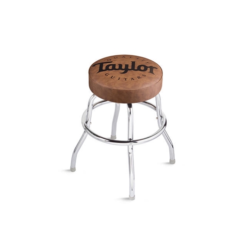 TAYLOR 24" MARBLED BROWN LOGO BARSTOOL