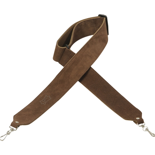 LEVY'S SUEDE BANJO STRAP - BROWN