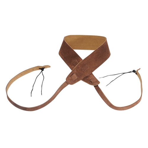 LEVY'S SUEDE BANJO CRADLE STRAP - BROWN