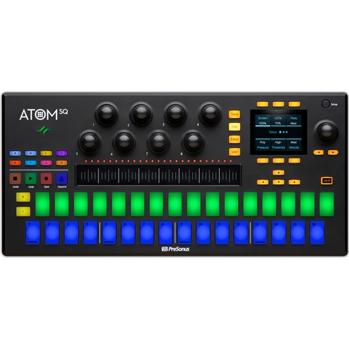 PRESONUS ATOM SQ: HYBRID MIDI KEYBOARD / PAD PERFORMANCE AND PRODUCTION  CONTROLLER 2777100102