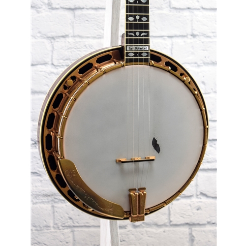 HOPKINS USED MAHOGANY DELUXE BANJO